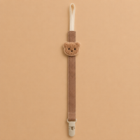 Attache-Sucette Ours en Coton pour Bébé Reborn