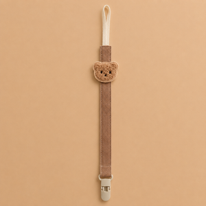 Attache-Sucette Ours en Coton pour Bébé Reborn