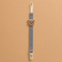 Attache-Sucette Ours en Coton pour Bébé Reborn