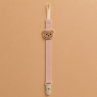Attache-Sucette Ours en Coton pour Bébé Reborn
