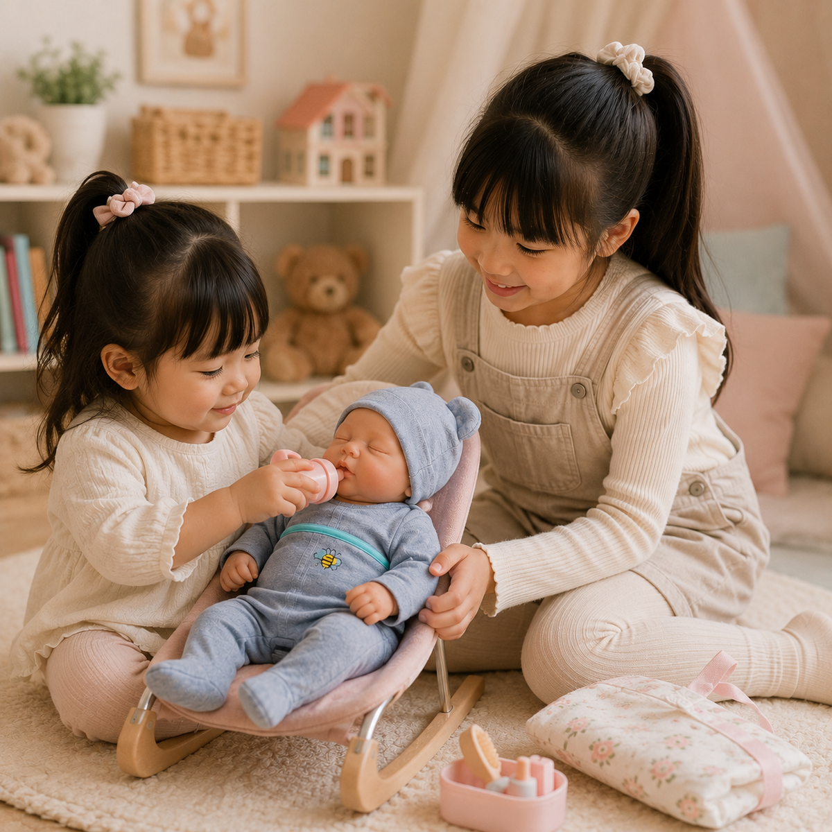 Bébé Reborn Garçon 43-46 cm Réaliste en Vinyle – Bastien