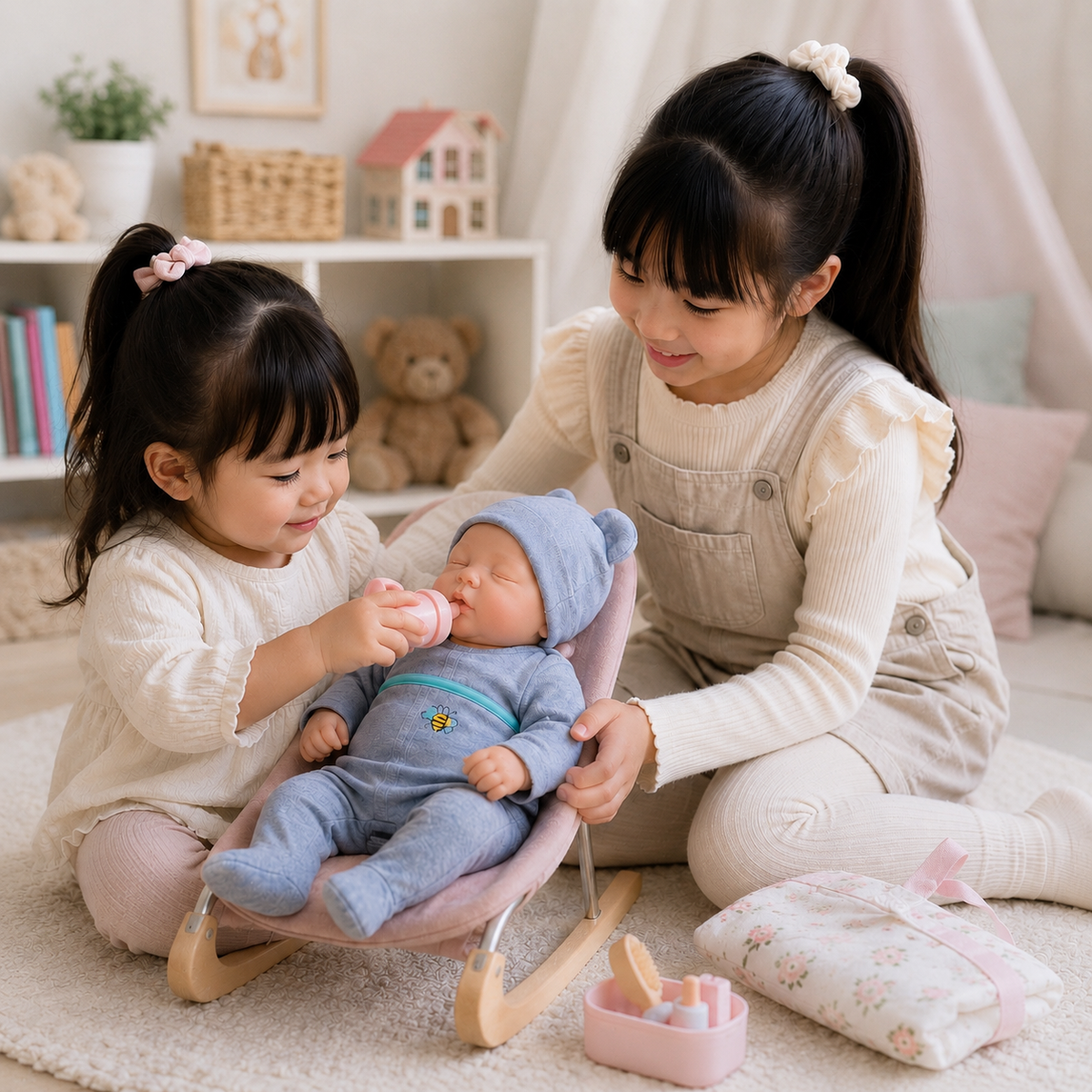 Bébé Reborn Garçon 43-46 cm Réaliste en Vinyle – Bastien