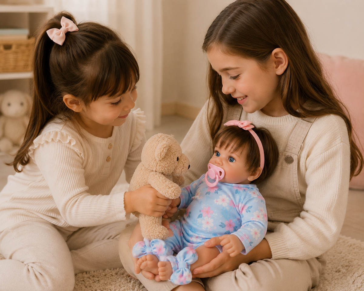 Bébé Reborn Fille 45-48 cm Réaliste en Vinyle – Carla