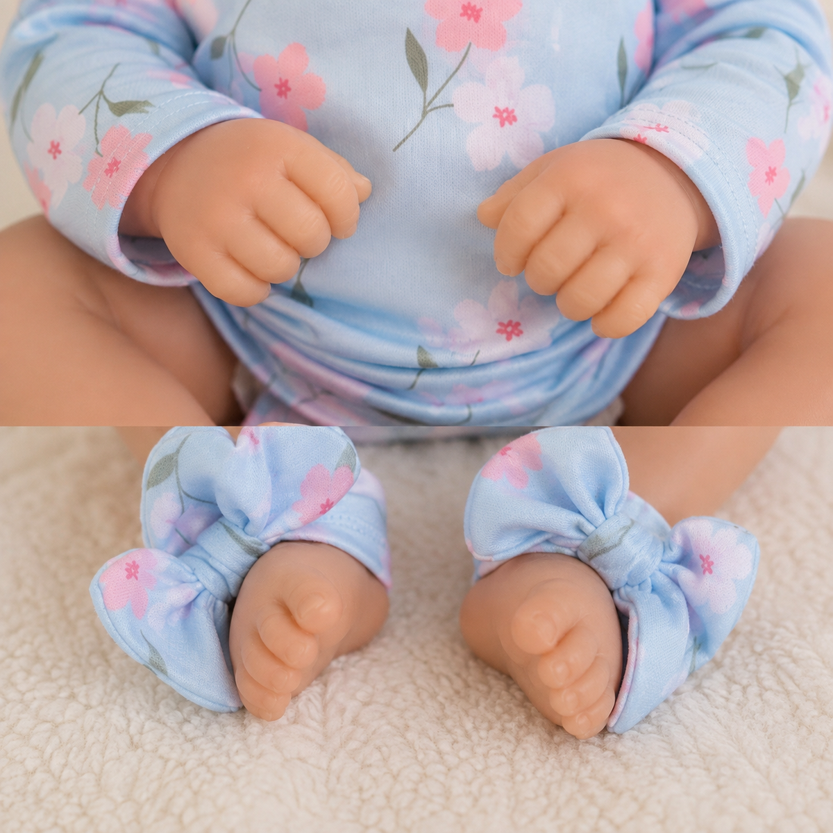 Bébé Reborn Fille 45-48 cm Réaliste en Vinyle – Carla