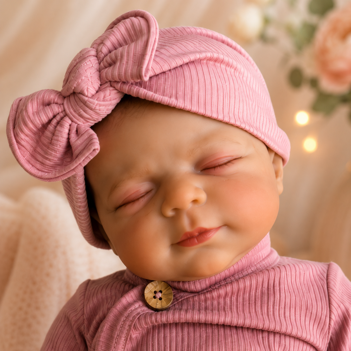 Bébé Reborn Fille 49 cm Réaliste en Vinyle – Emy