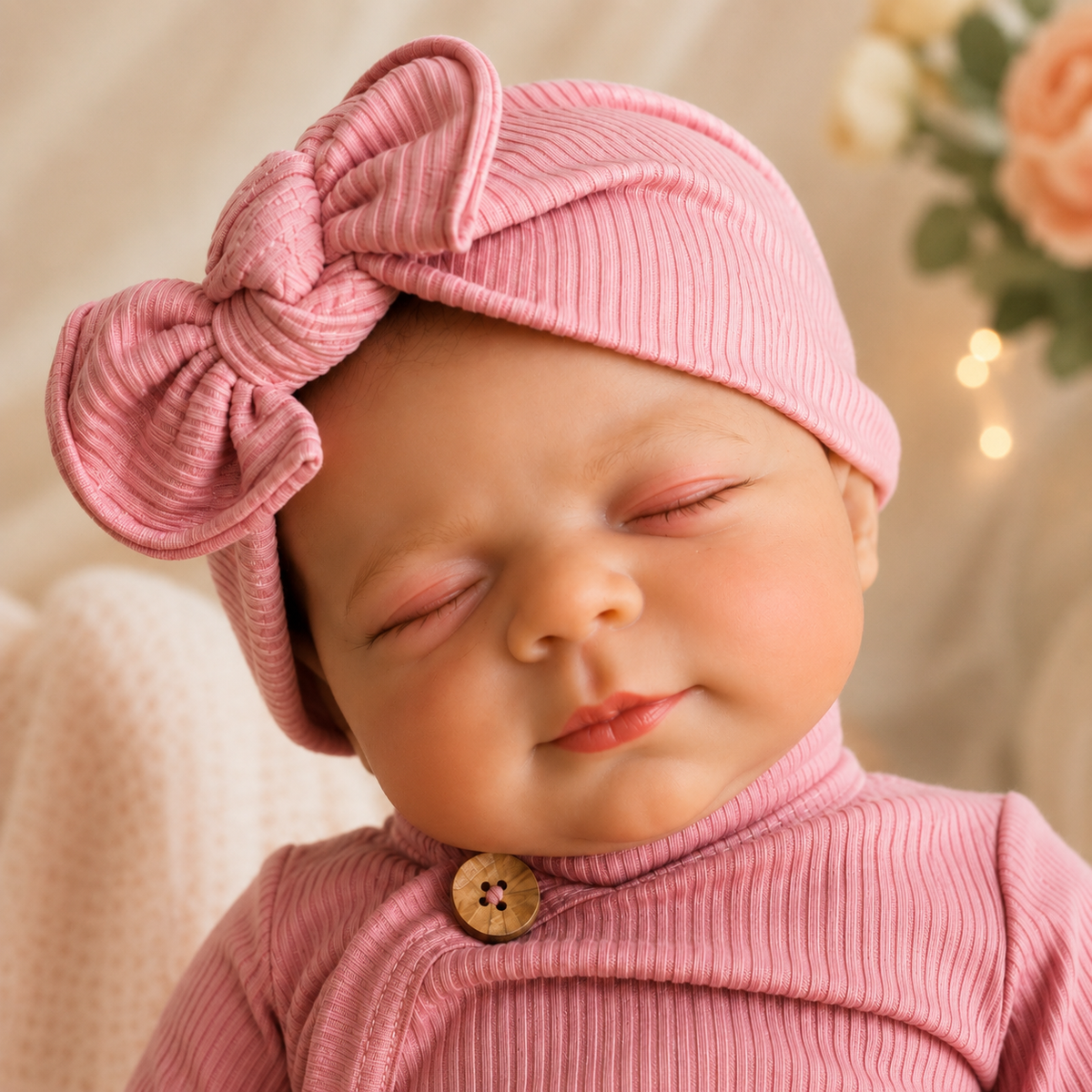 Bébé Reborn Fille 49 cm Réaliste - Corps en Tissu, Membres en Vinyle - Emy