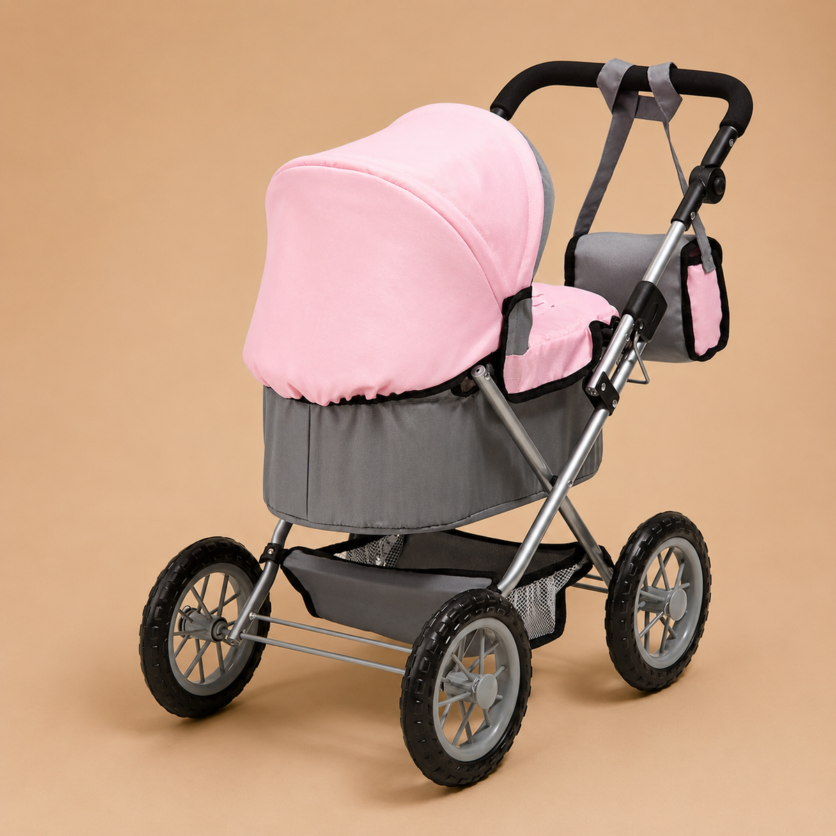 Poussette pour Bébé Reborn Pliante 68 cm – Rose