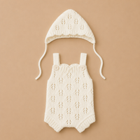 Tenue Bébé Reborn 25 à 33 cm en Maille avec Bonnet